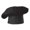 Black mushroom chef cap