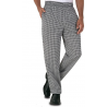 chef trouser black and white