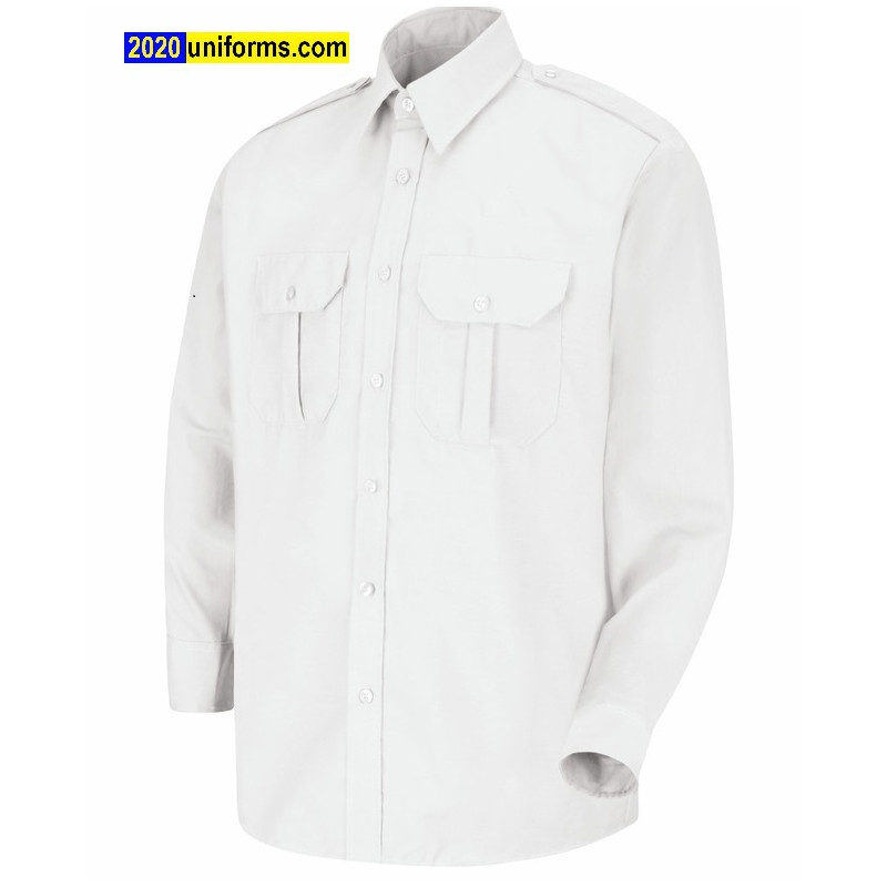 Security shirt white full sleeves